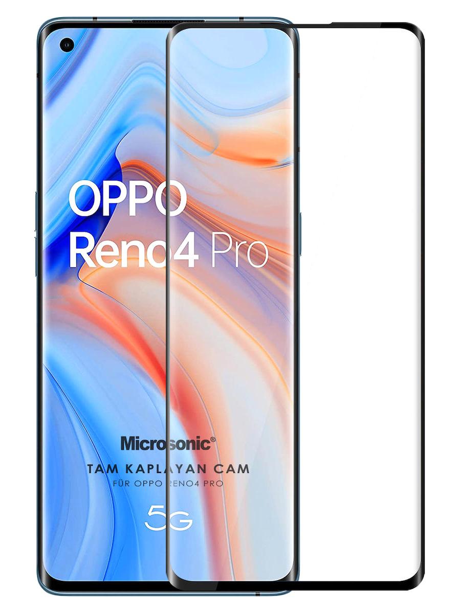 Microsonic Oppo Reno 4 Pro Temperli Cam Parlak Ekran Koruyucu