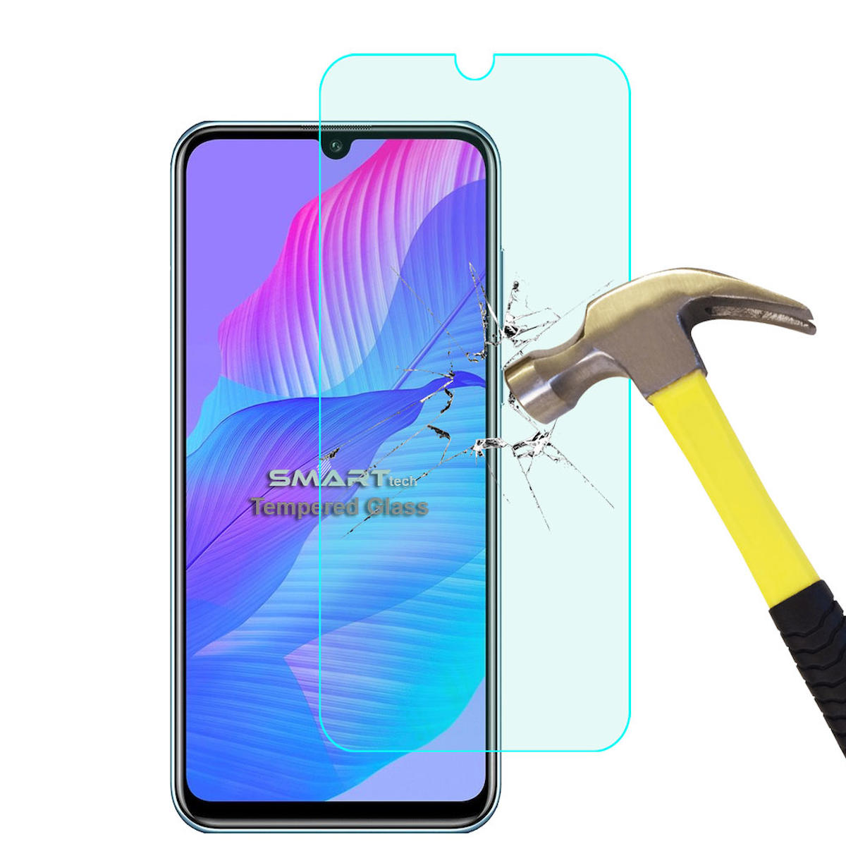 Smart Tech Huawei P Smart S Kırılmaz Temperli Cam Parlak Ekran Koruyucu