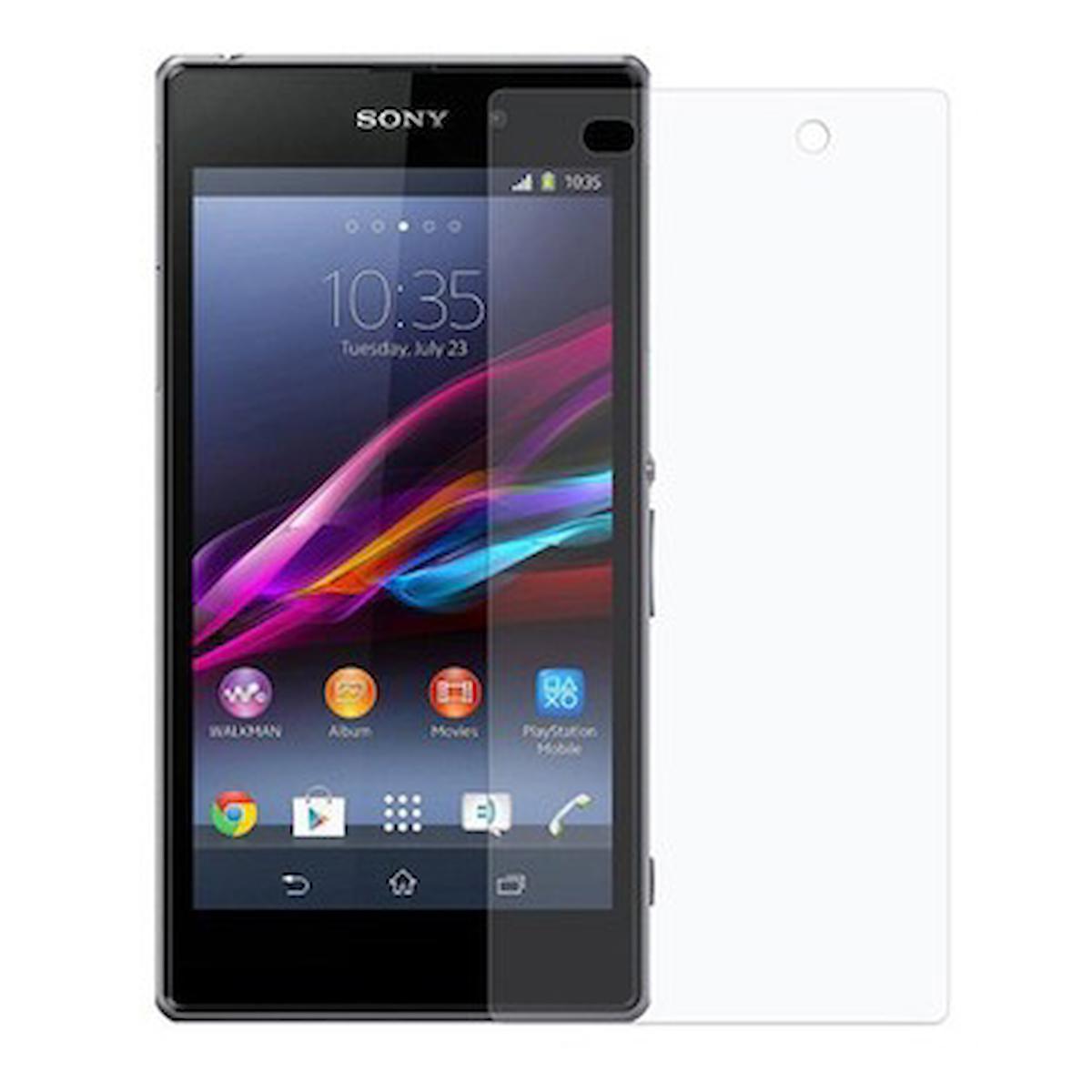 Kensa Sony Xperia Z1 Compact Temperli Cam Parlak Ekran Koruyucu