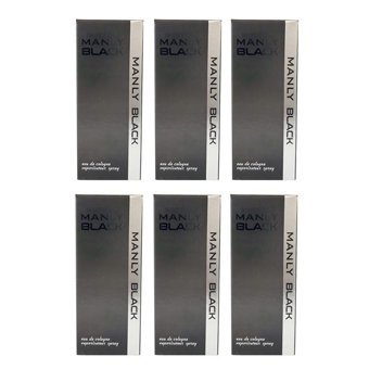 Morfose Manly Black EDC Çiçeksi Erkek Parfüm 6 x 125 ml