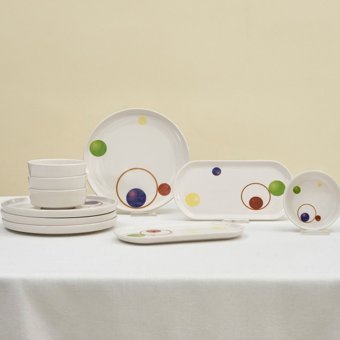 Karaca Color Pop 10 Parça 4 Kişilik Kahvaltı Takımı