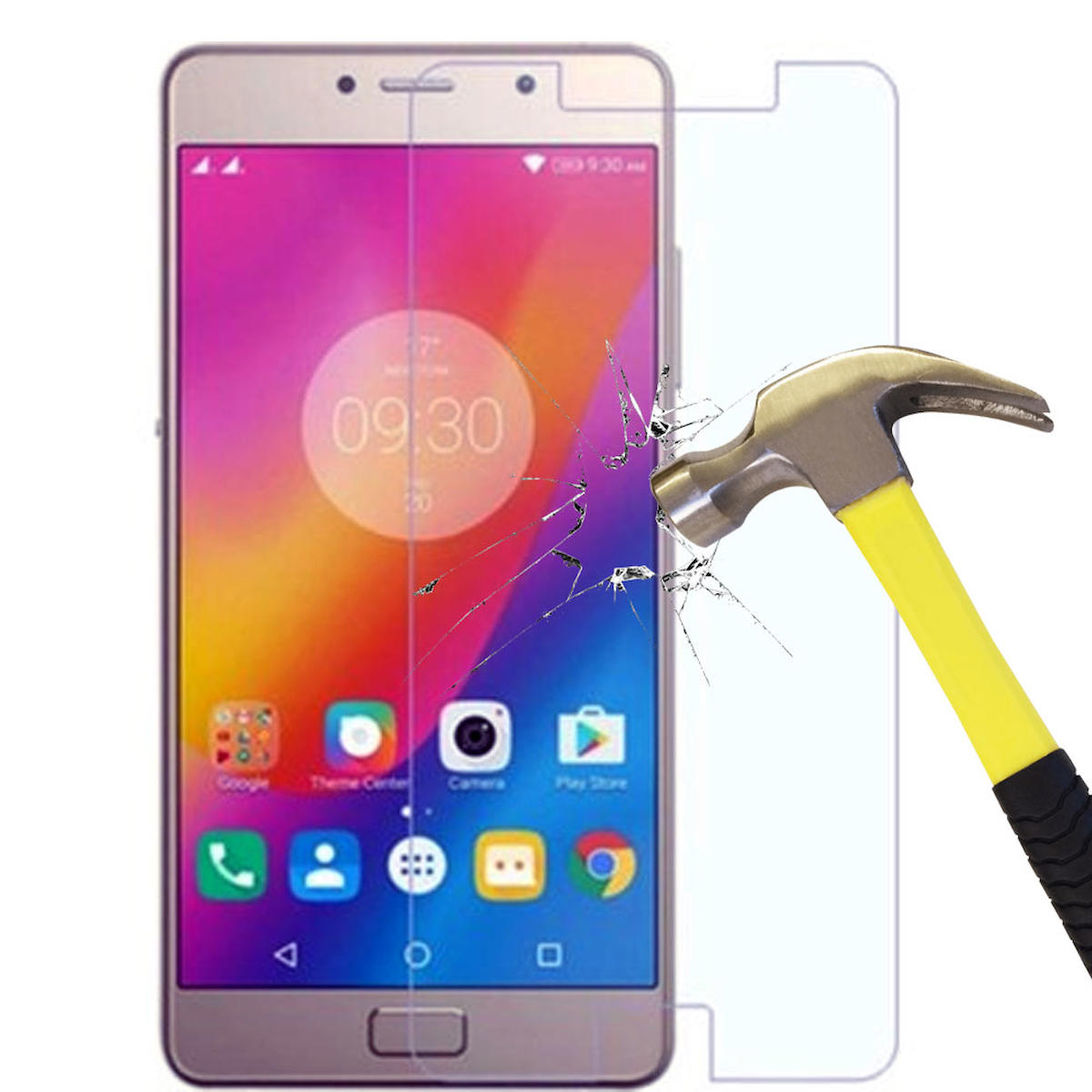 Smart Tech Lenovo P2 Kırılmaz Temperli Cam Parlak Ekran Koruyucu