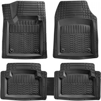 Point Jeep Wrangler 4d Havuzlu Paspas - Siyah