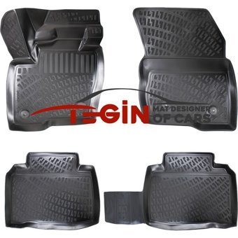 Tegin Edge 2019 3D Havuzlu Paspas Siyah