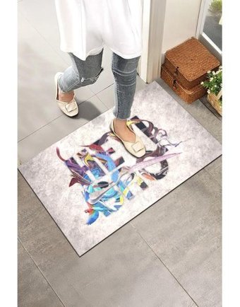 Monnhein Hey Bro Kapı Önü Paspası - Renkli - 45 x 65 cm