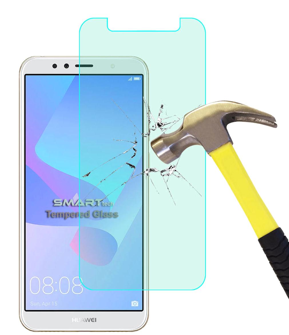 Smart Tech Huawei Y6 2018 Kırılmaz Temperli Cam Parlak Ekran Koruyucu