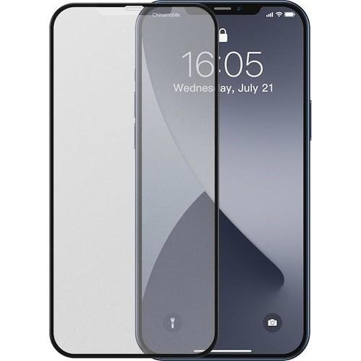 Baseus Apple iPhone 12 Pro Kırılmaz Ekran Koruyucu