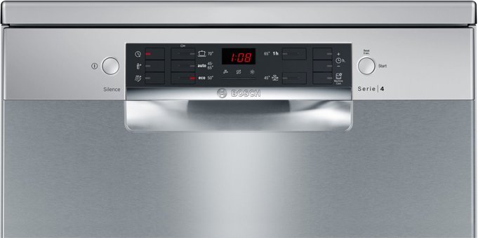 Bosch SMS45JI00T 5 Programlı F Enerji Sınıfı 12 Kişilik Wifili Çekmeceli İnox Solo Bulaşık Makinesi