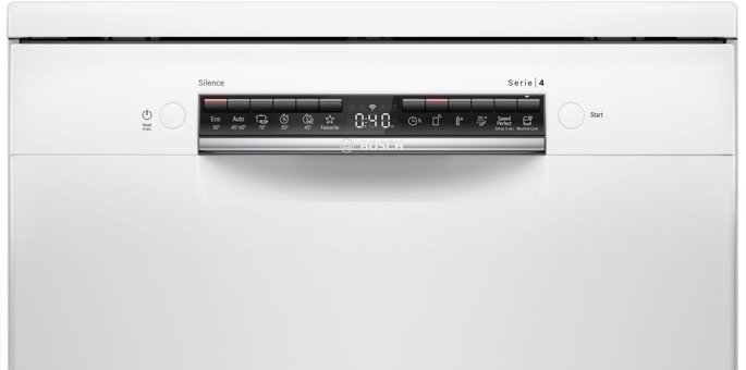 Bosch SMS4IKW61T 6 Programlı D Enerji Sınıfı 13 Kişilik Akıllı Wifili Çekmeceli Beyaz Solo Bulaşık Makinesi