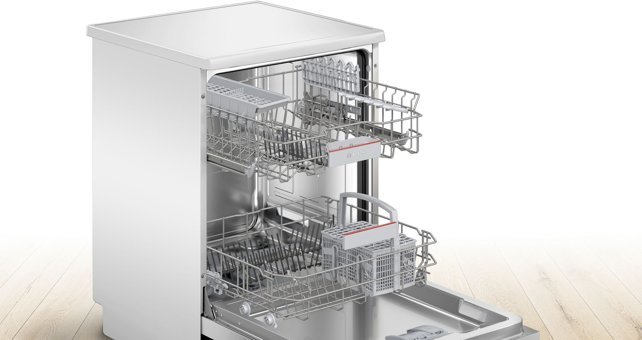 Bosch SMS4IKW61T 6 Programlı D Enerji Sınıfı 13 Kişilik Akıllı Wifili Çekmeceli Beyaz Solo Bulaşık Makinesi