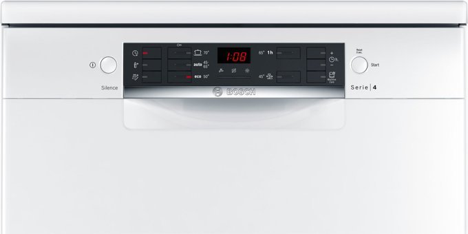 Bosch SMS45JW00T 5 Programlı F Enerji Sınıfı 12 Kişilik Wifili Çekmeceli Beyaz Solo Bulaşık Makinesi