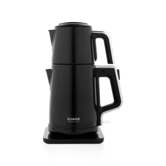 Schafer Teaform Plus Paslanmaz Çay Makinesi-Siyah