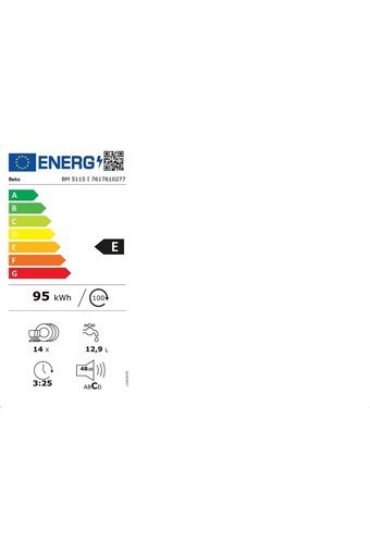 Beko BM 5115 5 Programlı E Enerji Sınıfı 14 Kişilik Wifili Çekmeceli İnox Solo Bulaşık Makinesi