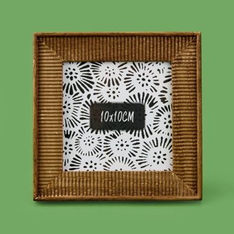 Evidea | Evidea Deco Line Çerçeve - Kahverengi - 10x10 cm