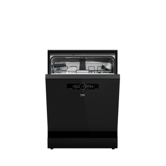 Beko BM 6046 SC 6 Programlı D Enerji Sınıfı 14 Kişilik Cam Kapaklı Wifili Çekmeceli Siyah Solo Bulaşık Makinesi