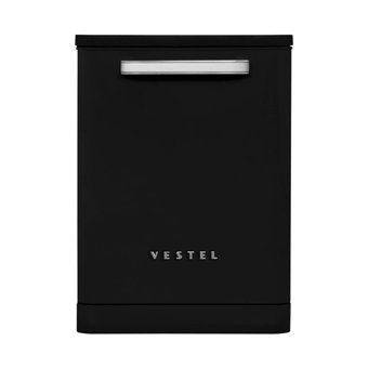 Vestel BM 5001 Retro 5 Programlı E Enerji Sınıfı 13 Kişilik Wifili Çekmeceli Siyah Solo Bulaşık Makinesi