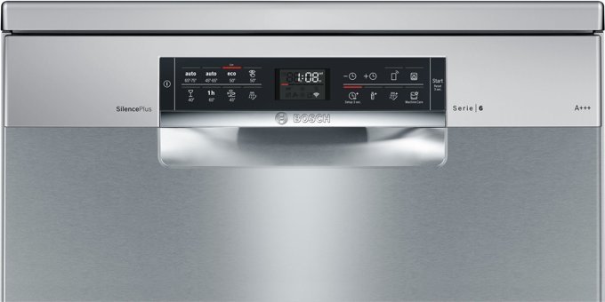 Bosch SMS68JI06T Wi-Fi 8 Programlı D Enerji Sınıfı 13 Kişilik Akıllı Wifili Çekmeceli İnox Solo Bulaşık Makinesi