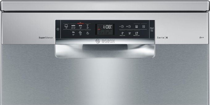 Bosch SMS67MI02T 7 Programlı E Enerji Sınıfı 12 Kişilik Wifili Çekmeceli İnox Solo Bulaşık Makinesi