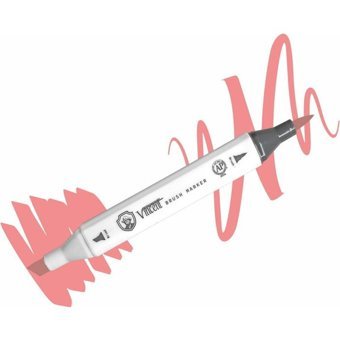 Vincent Graph Master Brush Marker R137 Coral
