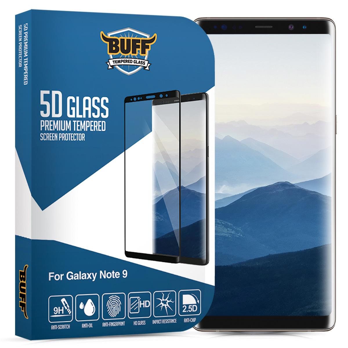 Buff Samsung Galaxy Note 9 Temperli Cam Parlak Ekran Koruyucu