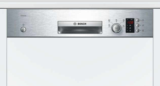 Bosch SMI25DS00T 5 Programlı F Enerji Sınıfı 13 Kişilik Cam Kapaklı Wifili Çekmeceli İnox Ankastre Bulaşık Makinesi