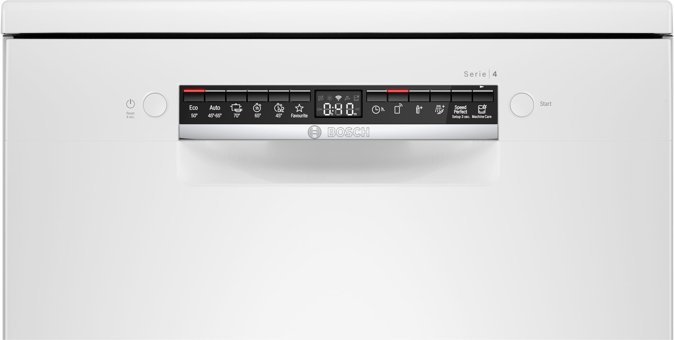 Bosch SMS4IKW60T 5 Programlı E Enerji Sınıfı 13 Kişilik Akıllı Wifili Çekmeceli Beyaz Solo Bulaşık Makinesi