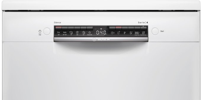 Bosch SMS4EKW60T Wi-Fi 6 Programlı C Enerji Sınıfı 12 Kişilik Akıllı Wifili Çekmeceli Beyaz Solo Bulaşık Makinesi