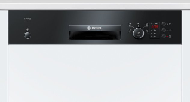 Bosch SMI25DB01T 5 Programlı D Enerji Sınıfı 13 Kişilik Wifili Çekmeceli Siyah Ankastre Bulaşık Makinesi