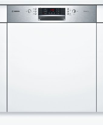 Bosch SMI46KS00T 6 Programlı A+ Enerji Sınıfı 13 Kişilik Cam Kapaklı Wifili Çekmeceli İnox Ankastre Bulaşık Makinesi