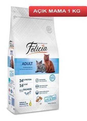 Felicia Somonlu Yetişkin Kuru Kedi Maması 1 kg