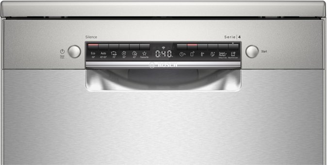 Bosch SMS4EKI60T Wi-Fi 6 Programlı C Enerji Sınıfı 12 Kişilik Akıllı Wifili Çekmeceli İnox Solo Bulaşık Makinesi
