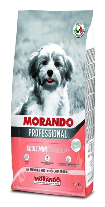 Morando Pirinçli-Somonlu Yetişkin Kuru Köpek Maması 1.5 kg