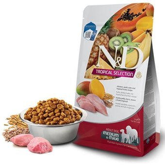 N&d Tropical Selection Tavuklu-Tropikal Meyveli Yetişkin Kuru Köpek Maması 2 kg
