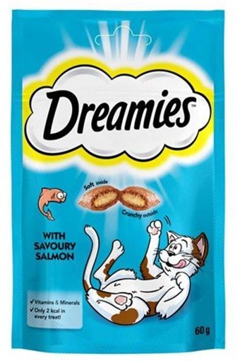 Dreamies Somonlu Yetişkin Kedi Ödül Maması 60 gr