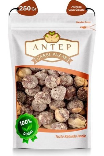 Antep Çarşı Pazar Kabuklu Kavrulmuş Tuzlu Fındık 250 gr