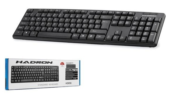 Hadron HDX2603 Mecha-Membrane Switch Kablolu Siyah Klavye
