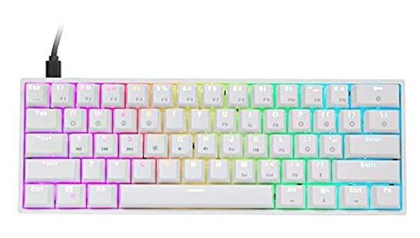 Epomaker SKYLOONG GK61 SK61 Q RGB Beyaz Mekanik Klavye