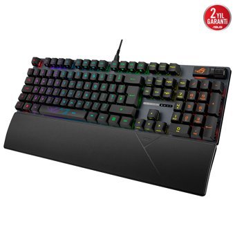 Asus Strix Scope II RX Q RGB Red Switch Kablolu Siyah Gaming Klavye