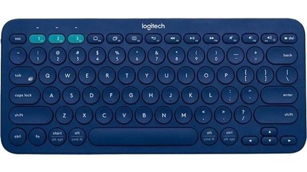 Ninglongrankai K380 Q Kablosuz Açık Mavi Klavye