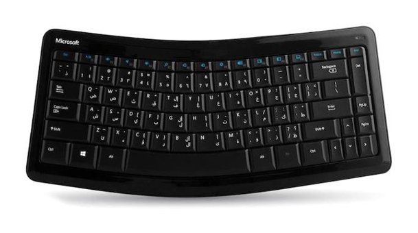 Microsoft Sculpt Mobile T9T-00018 Arapça Mecha-Membrane Switch Kablosuz Siyah Klavye