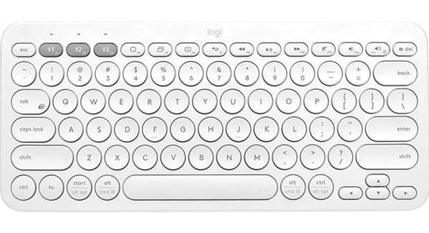 Logitech K380 Q Kablosuz Beyaz Klavye