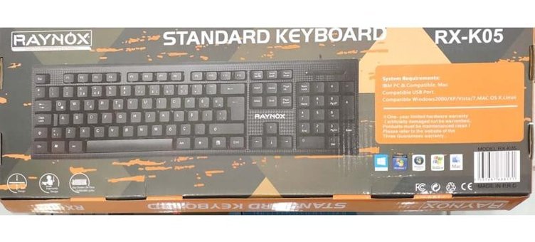 Raynox RX-K05 Q Kablolu Siyah Klavye