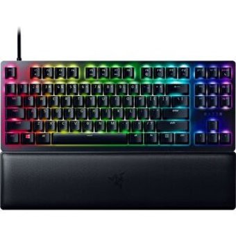 Razer Huntsman V2 Tenkeyless RGB Purple Switch Kablosuz Siyah Gaming Klavye