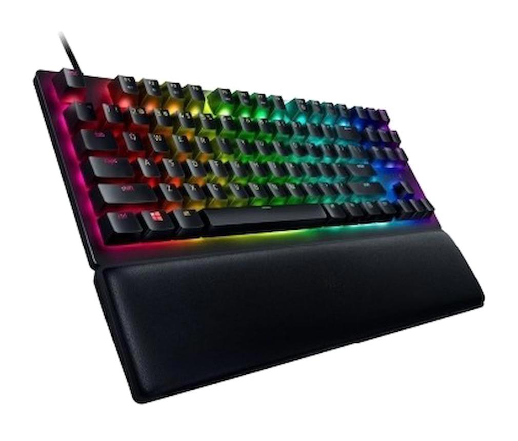 Razer Huntsman V2 Tenkeyless RGB Purple Switch Kablosuz Siyah Gaming Klavye