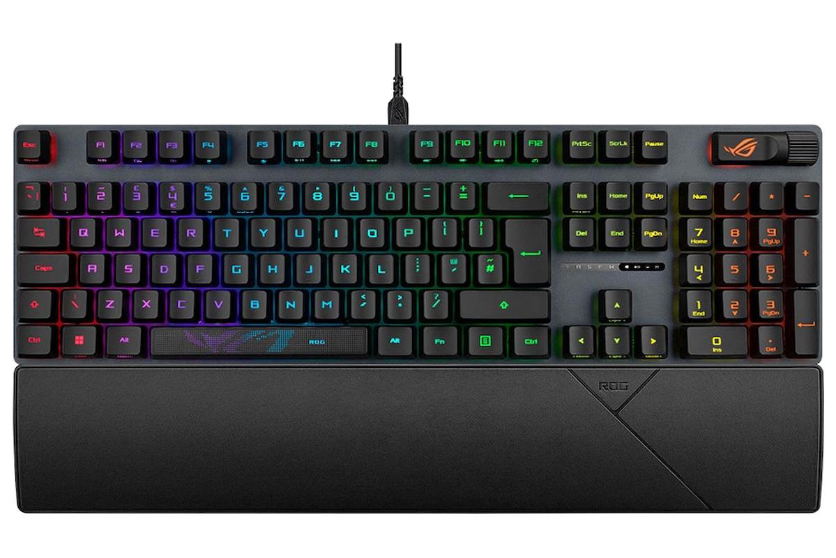 Asus ROG STRIX SCOPE II RX AURA SYNC Türkçe Q RGB Siyah Mekanik Klavye