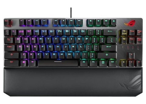 Asus ROG Strix Scope NX TKL Deluxe Cherry MX Türkçe Q RGB Red Switch Siyah Mekanik Klavye