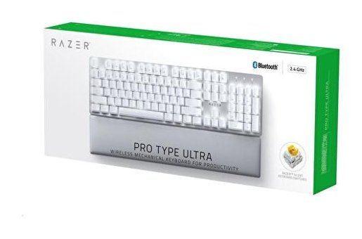 Razer Pro Type Ultra Q Kablosuz Beyaz Klavye