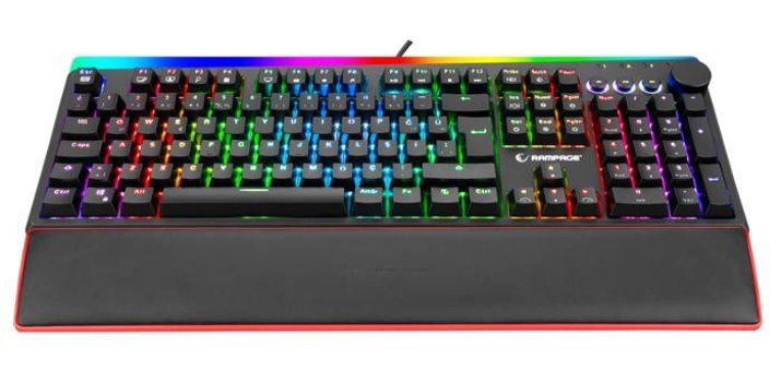 Rampage KB-R97 X-Tracer RGB Red Switch Kablolu Siyah Gaming Klavye