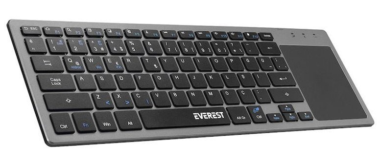 Everest EKW-61 Q Kablosuz Siyah Klavye