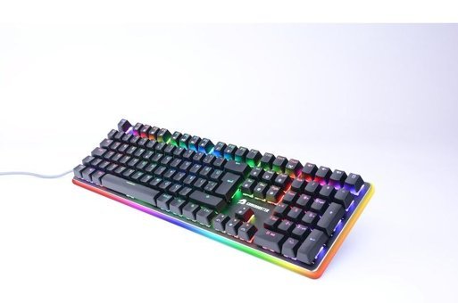 Gamebooster GB-G918B RGB Blue Switch Kablolu Siyah Mekanik Gaming Klavye